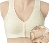 Nursing Bra Maternity Comfortable Soft Cotton Non-Steel Ring Front Button Bra Non-Steel Ring Vest Front Button Underwear 1