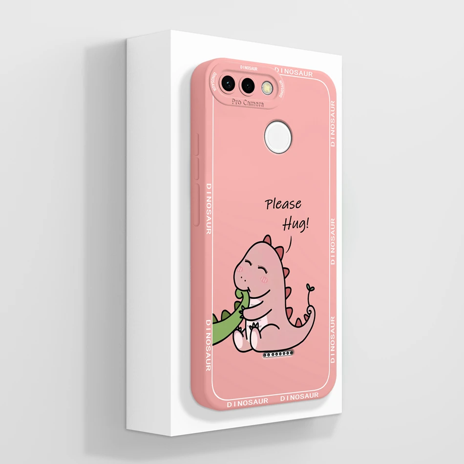 Fun Cartoon Liquid Silicone Phone Case - Full Protection Bumper Cover