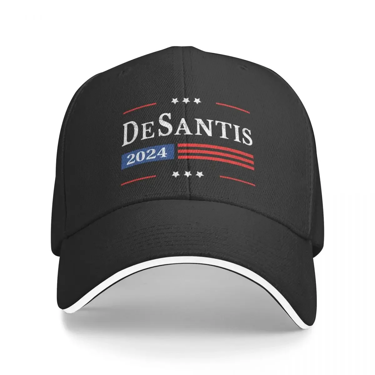 

Ron Desantis 2024 For President American Flag Retro Vintage Pro Baseball Cap Rugby Trucker Cap Sun Hats For Women Men's
