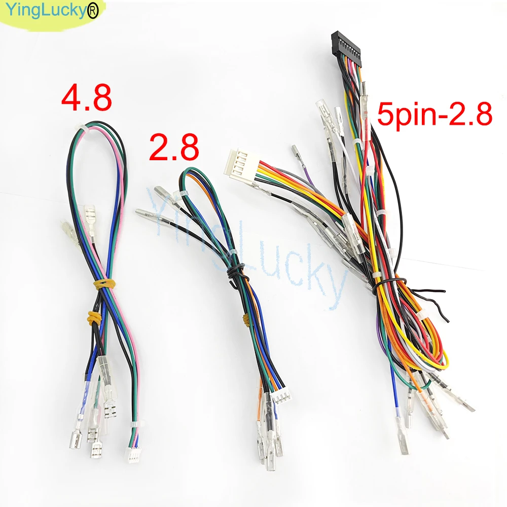 Quick Connect 20 pin Harness 0.110 Connect For Hitbox PS4 Sfor Brook Universal Fighting Stick Board CablesTouchpad Button Harnes