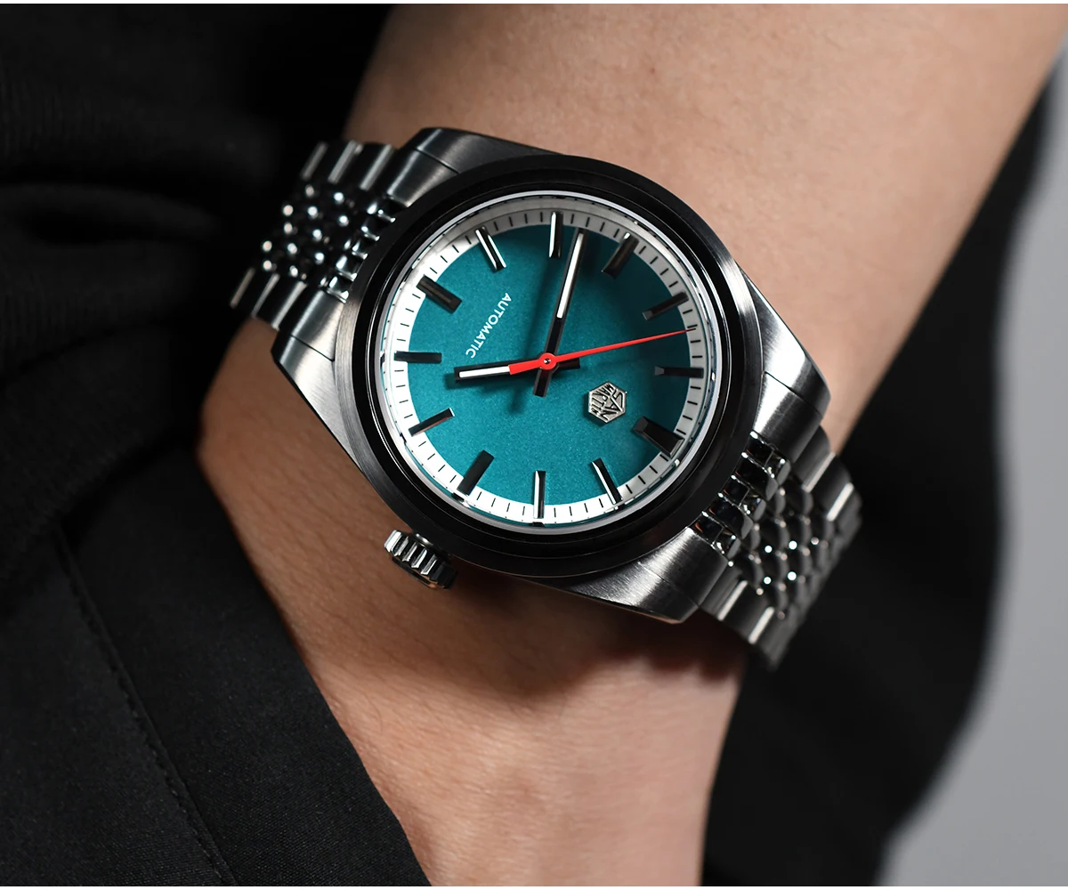 *Winter Sale* New Arrival San Martin Men Watch 37mm Fashion Sports Watches NH35 Automatic Luminous Reloj SN0106-G3 