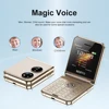 5581-01dbf4.jpg SERVO (good for childrens)Pocket S1 4 SIM Standby Flip Mobile Phone 2.4" Display Magic Voice Call Recording Flashlight MP3 Speed Dial Fold Cellphone