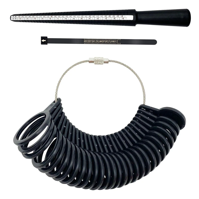 

Кольцевой измерительный инструмент, быстрое рассчитывание, 4 размера, кольцевая палка, защитная для ювелирных изделий для мужчин и женщин, простая установка