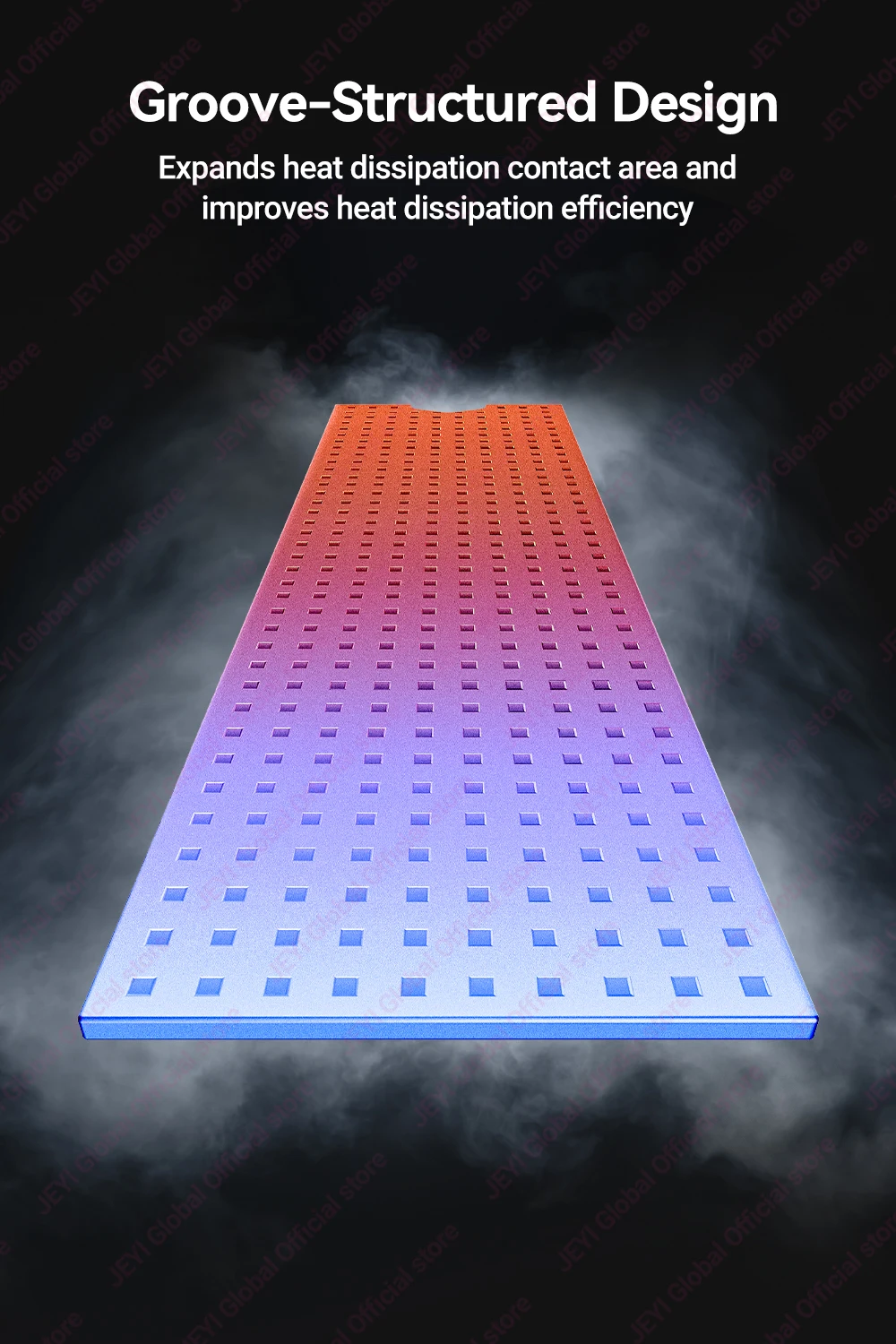 JEYI M.2 2280 Ultradünner Kupfer-Kühlkörper 400 W/(m·K) mit Nano-Wärmeleitpads NVMe NGFF SSD-Kühler aus reinem Kupfer für Laptop-Desktop – Detail 6