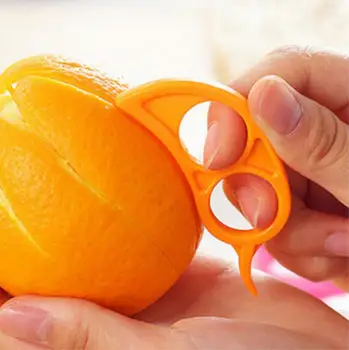 Xgnvpy Mini Orange Peeler - Creative Mouse-Shaped Fruit Tool for Oranges & Pomegranates, Safe & Easy Peel Opener