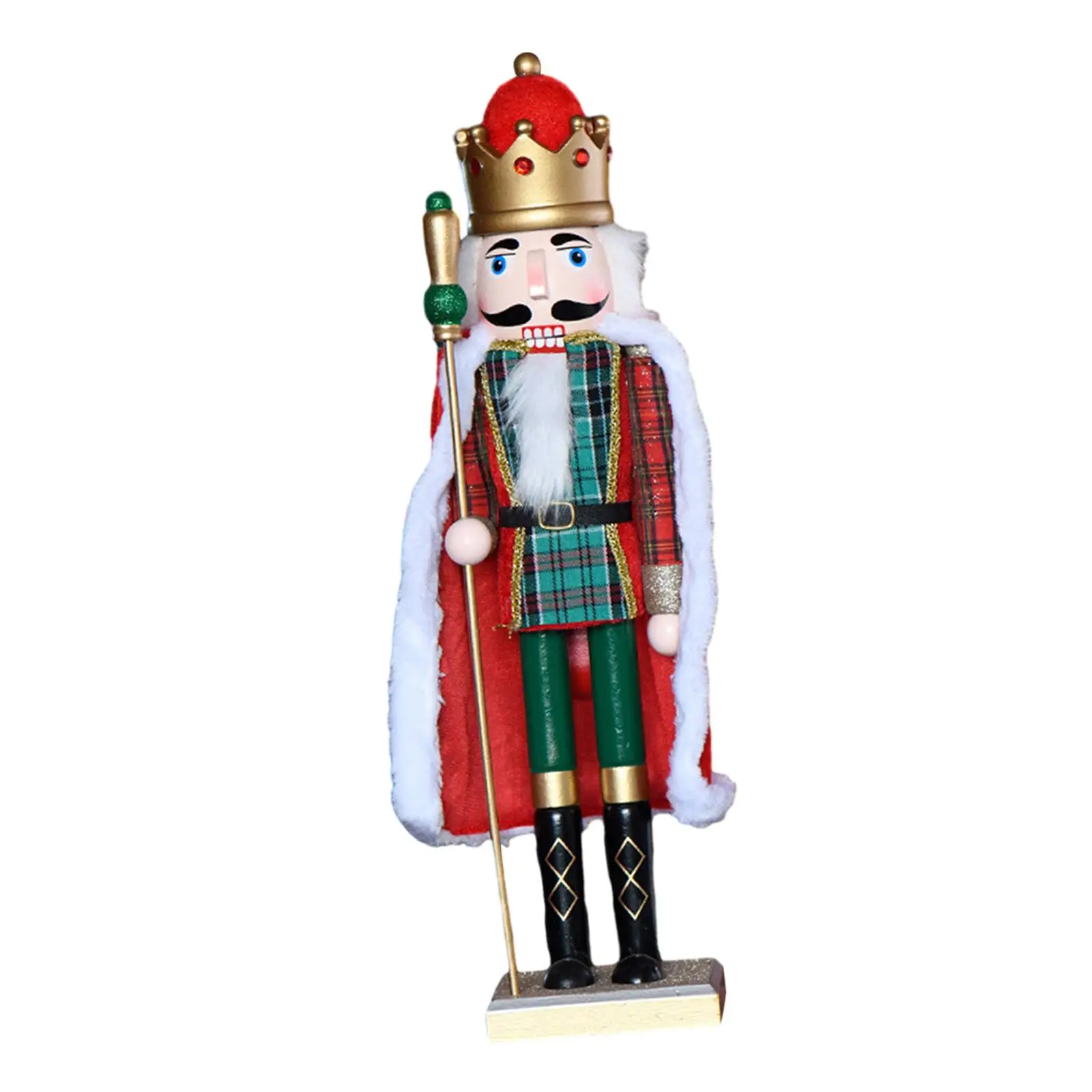 

Nutcracker Figurine Christmas Decorations for Scene Layout Birthday Xmas