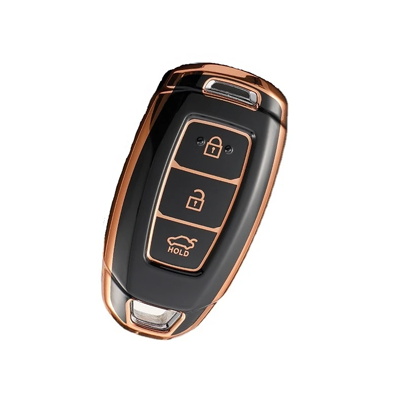3 Pulsanti Smart Key Tpu Car Key Case Cover Per Hyundai Creta 2 2021 2022 Ix25 Kona Versione 2018 I20N Santa Fe 2020 2021 Palisade
