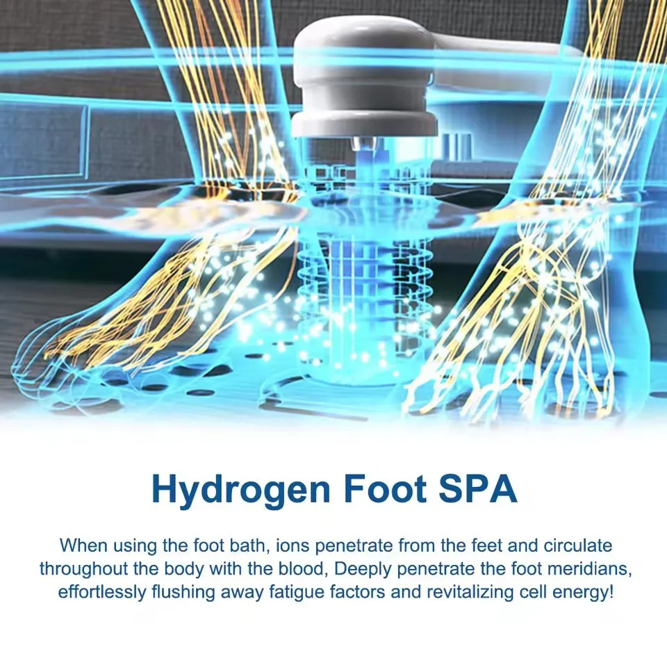 Foot Detox Ionic Spa Machines With Basin Foot Massage Detox Care Arrays Aqua Health Therapy Anti-aging Promote Blood Circulation