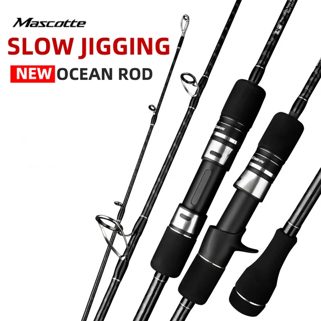 Japan Quality MASCOTTE Slow Jigging Rod 6''3 15kgs 120-350g Jig Weight  Spinning Casting Saltwater Boat Fishing Rods For Tuna - AliExpress