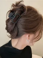 4pcs Women's Square Lightweight Hair Claw Clip Fashionable Elegant Hair Accessory Clip Suitable Hair Styling Makeup 5