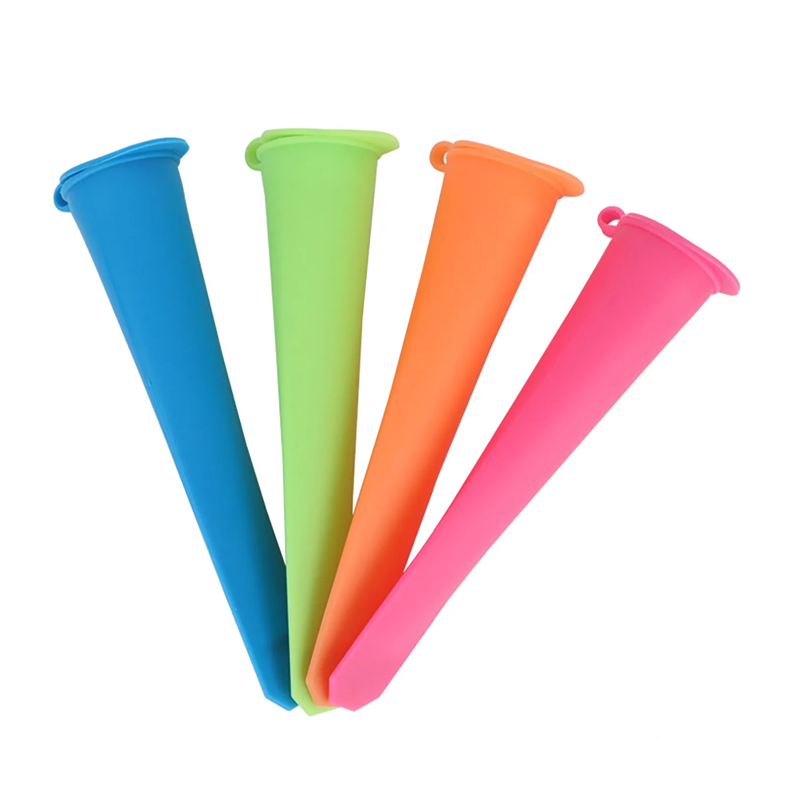 Silicone Ice Tray With Lid Frozens Popsicle Reusable Tote Bag Food Preservation Kitchen accessories