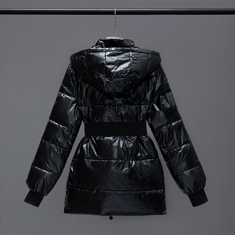 패션 부드러운 여성 자켓 가을 후드 코트 여성 따뜻한 파카 한국어 새로운 2024 겨울 겉옷 방수 가을 의류