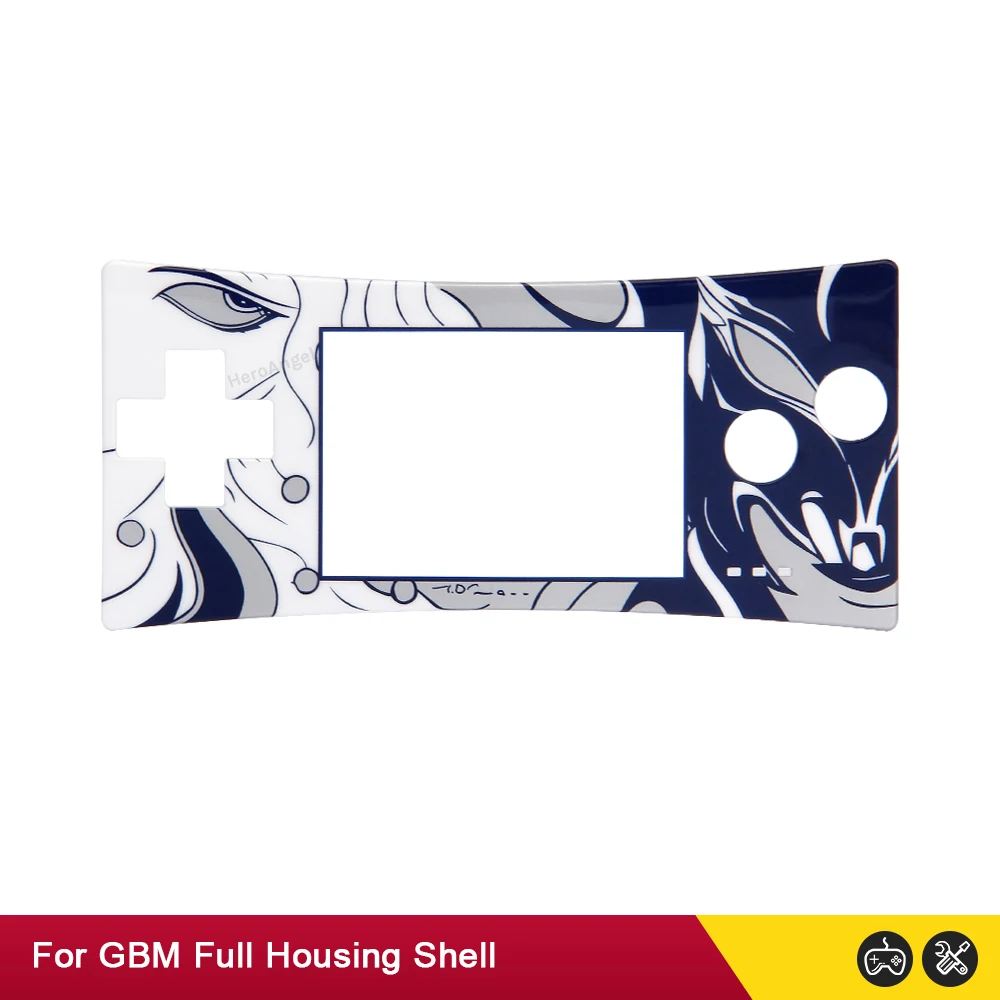 Cover Frontale Limitata Per GameBoy Micro GBM - Custodia Di Ricambio Nuova