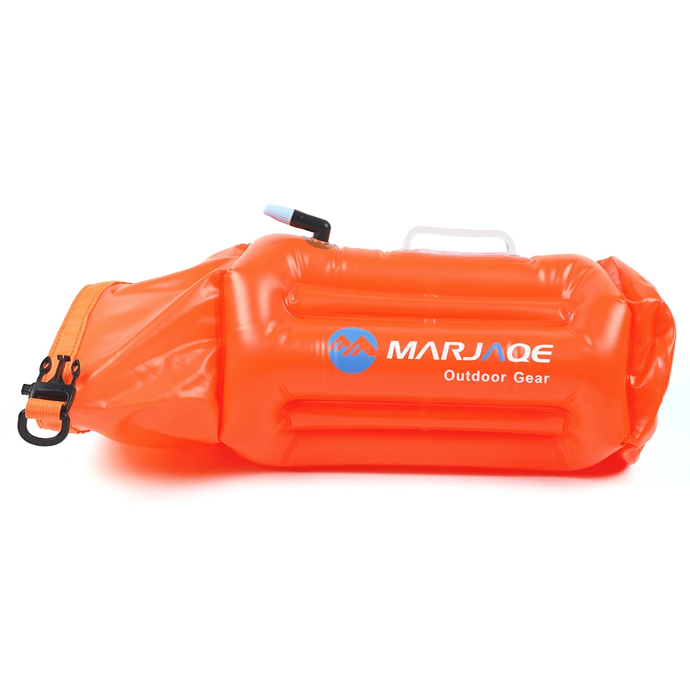 20L Tow Float Dry Bag with Adjustable Waist Belt Air Dry Bag Device Buoy with Storage Room Swim Buoy for Boating Fishing Camping