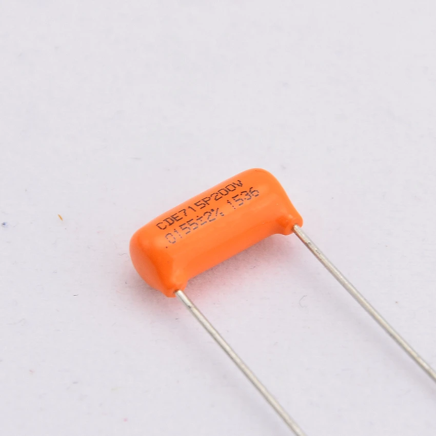 Orange Tone Capacitor SBE/CDE 0.0155UF/0.047UF/0.022UF/0.068UF/0.033UF/0.1UF For Electric Guitar Bass Cap