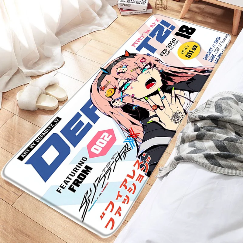 

Corridor Carpet Anime Girl Foot Rug Living Room Floor Mat Doormat Flannel Pet Rugs Bathroom Mat Kitchen Home Decor Birthday Gift