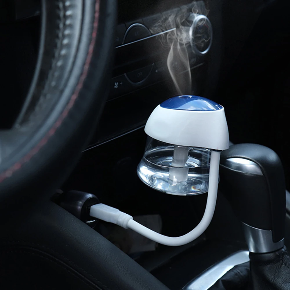 Ultrasonic Air Humidifier Fragrance Aromatherapy Essential Oils Diffuser USB Cool Mist Mini Sprayer Continuous/Intermittent