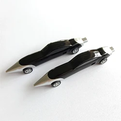 Set of 2 Creative Car - Shaped Pens - Fun Writing Tools for Students and Kids' School Stationery Gift (Black)