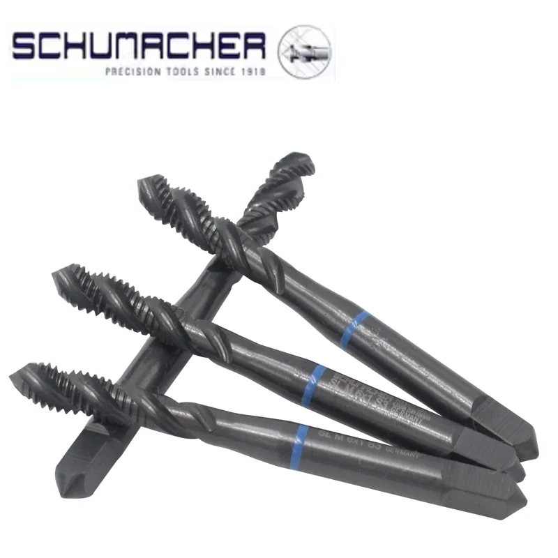 SCHUMACHER Blue Ring JIS Standard HSS-E Spiral Fluted Machine Thread Tap
