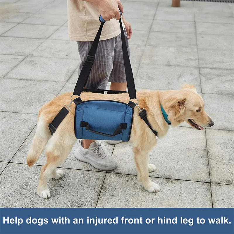 Pets carrying abdominal support straps emergency lifting straps for dogs walking assistance for elderly and disabled dogs dog slings