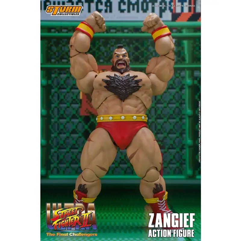 

Original Storm Toys 1/12 Ultra Street Fighter II The Final Challengers Zangief In Stock Anime Action Collection Figures Model
