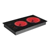 Built-in Infrared Electric Hob Household 2-Burner Ceramic Stove Induction Cooker 2