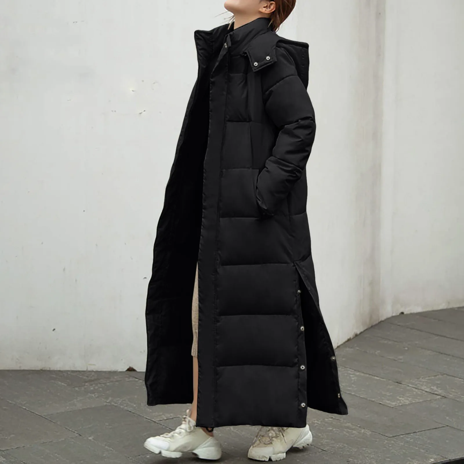 Winter Korean Style Down Jacket Women Short Hooded Loose White Duck Down Fashion Jacket Trend