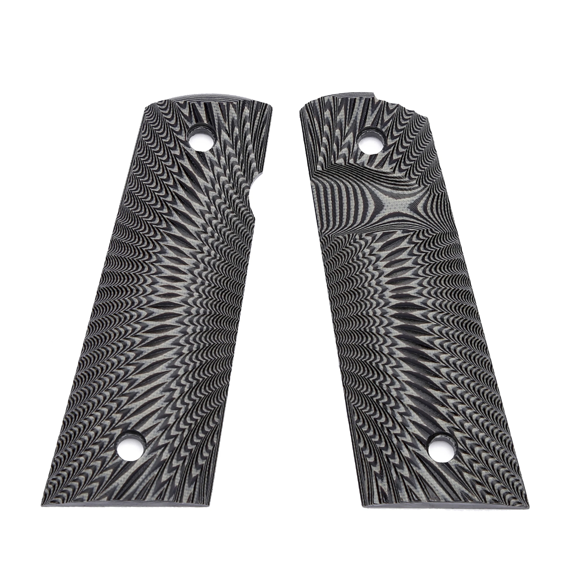 Guuun Sunburst Textured G10 Grip with Magwell and Ambi Safety Cut