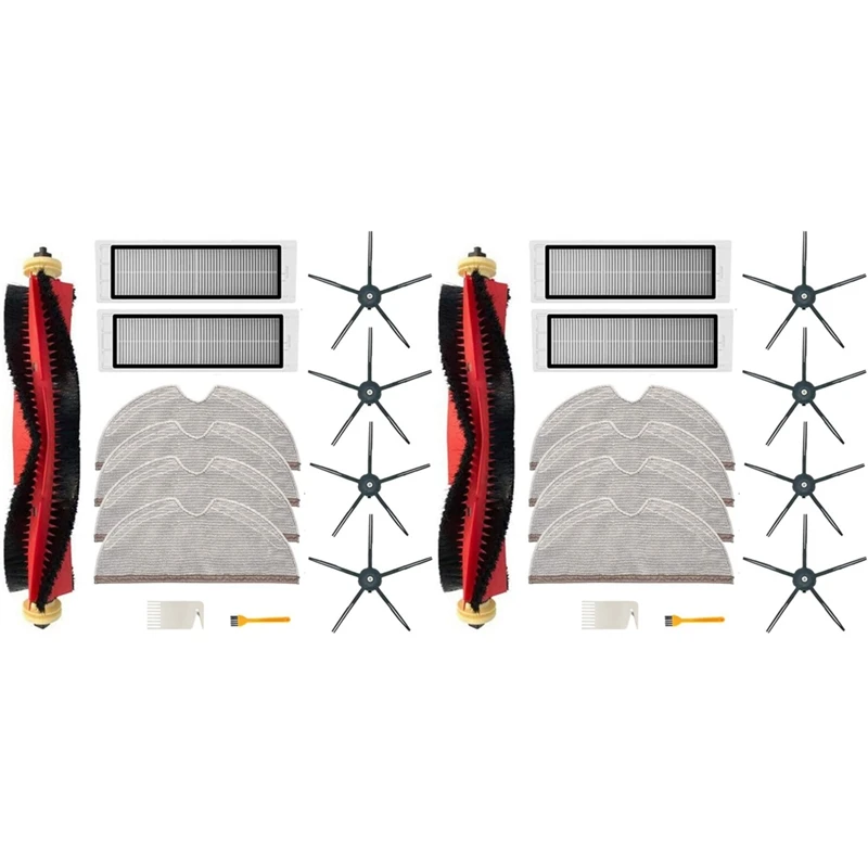 Promotion!26Pcs Replacement Parts for Xiaomi Roborock S6 S60 S65 S5 MAX MAXV Pure Vacuum Cleaner Accessories Brushes Filte |