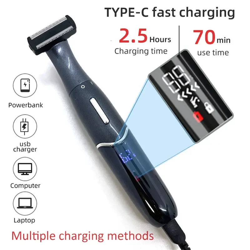 6 In 1 Female Electric Epilator Women Body Face Multifunctional Shaving Man Intimate Area Precision Shaver Face Beard Trimmer 5