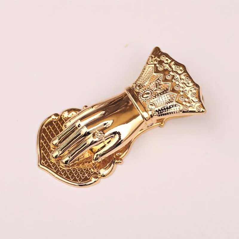Book Clips Gold Color Vintage Notebook Clip Hand Shaped