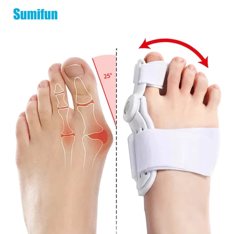 1Pcs Hallux Valgus Corrector Bunions For Toes Corrector Foot Finger Separator Toe Separator Foot Care Haluksy Bunion Corrector