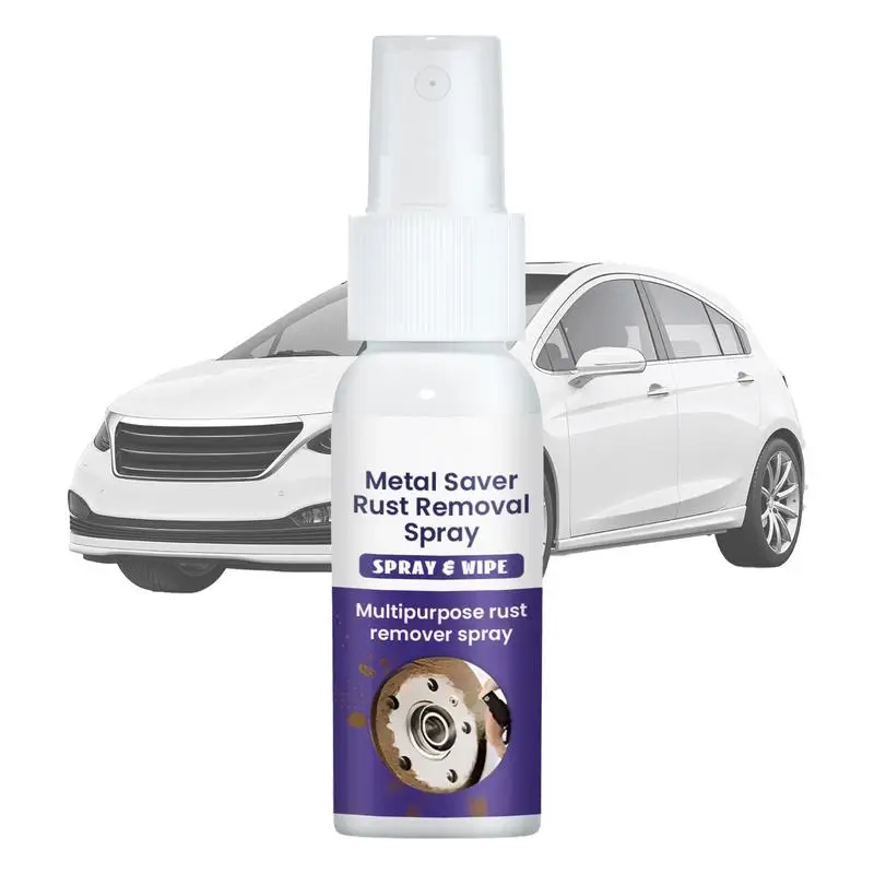 

30ML Multi Purpose Rust Remover Spray Metal Surface Chrome Paint Car Maintenance Iron Powder Cleaning Super Rust Remover Cleaner