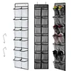 Hanging Shoe Rack Organizer Over The Door Shoe Organizer 12/14 Large Breathable Mesh Pockets Slippers Organizer Shoe Storage 1