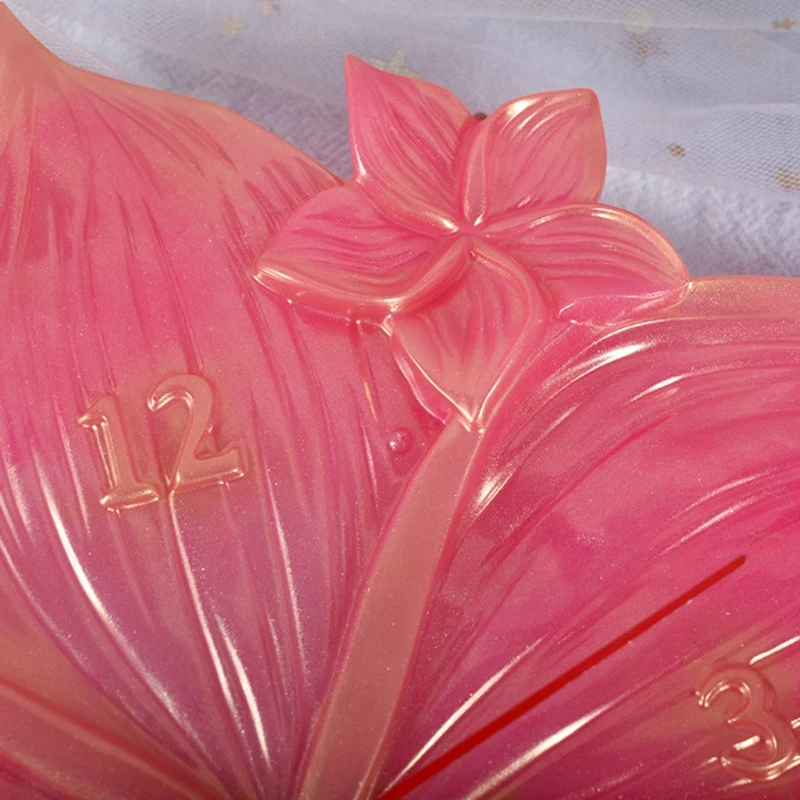 

Irregular Flower Silica Gel Mold Ornaments Clock Plate Home Decor for Dresser