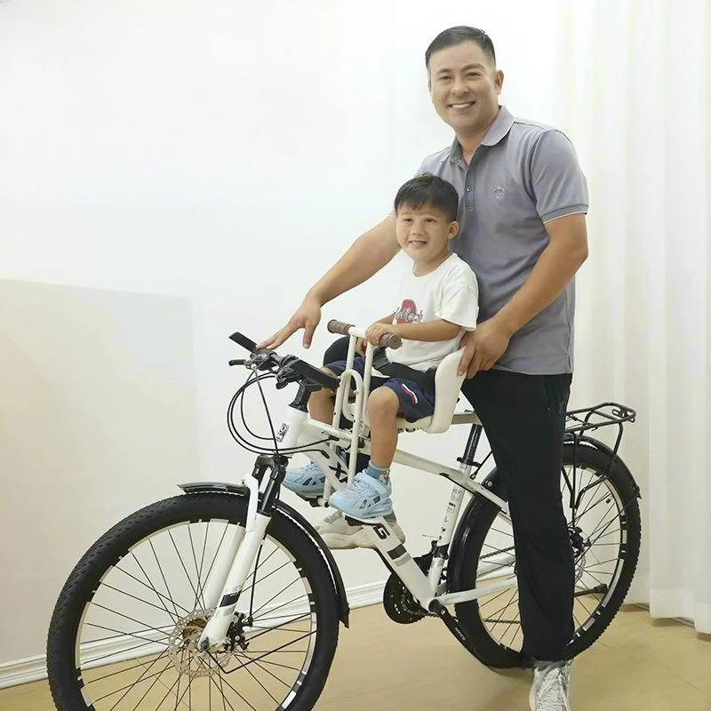 Siège de VTT pour enfants, vélo électrique de route pliable avant, matériau en acier à haute teneur en carbone, adapté aux âges de 4 à 8 ans