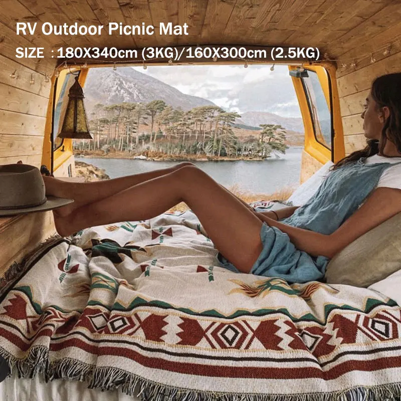 

RV Patio Mats Blanket For Indoor And Outdoor Outdoor Rugs Clearance For Patio Camping Deck Backyard Picnic