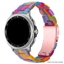 Luxury Transparent Resin Strap - Premium Link Bracelet - galaxy ultra2025 (Colorful)
