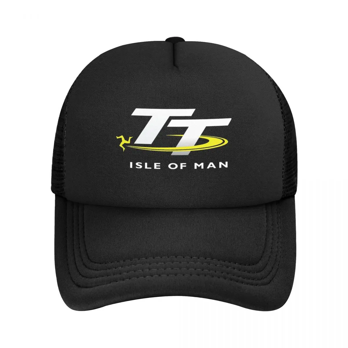 Adult Isle Of Man TT Motorcycle Race Trucker Hats Outdoor Mesh Baseball Caps Polyester Hat Sun Hats Adjustable Sun Hats Summer 4