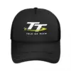 Adult Isle Of Man TT Motorcycle Race Trucker Hats Outdoor Mesh Baseball Caps Polyester Hat Sun Hats Adjustable Sun Hats Summer 4
