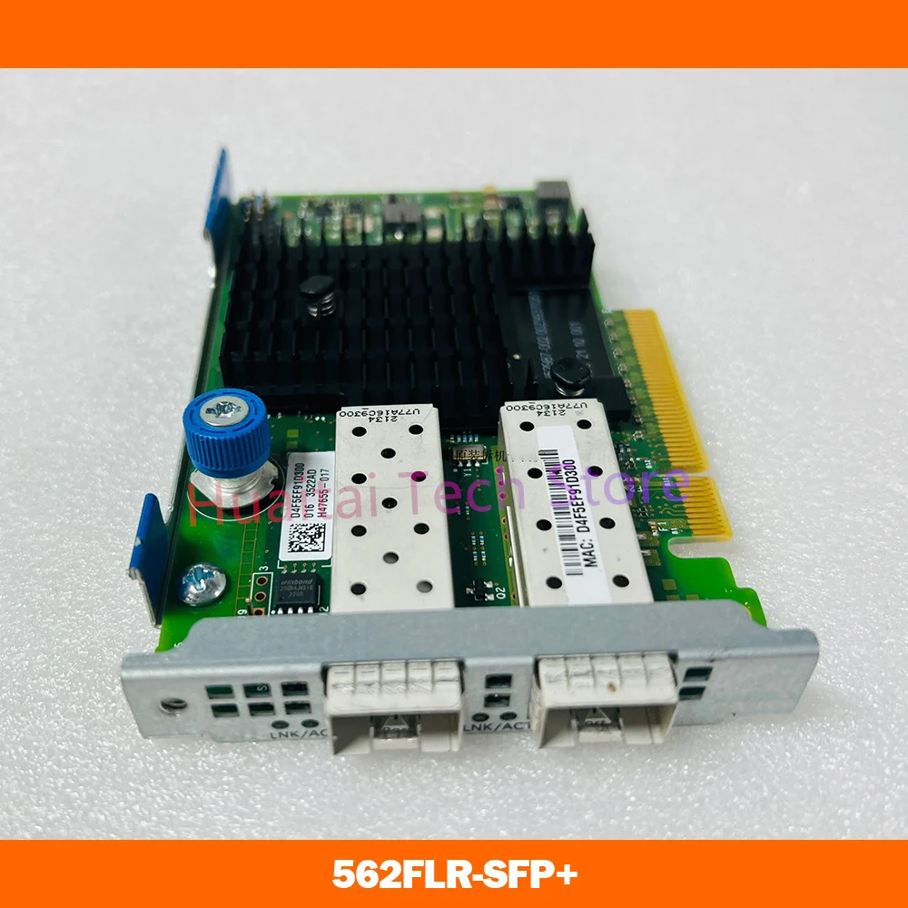 For HPE Dual Port Ten Gigabit Network Card 727054 B21 790317 001 562FLR SFP