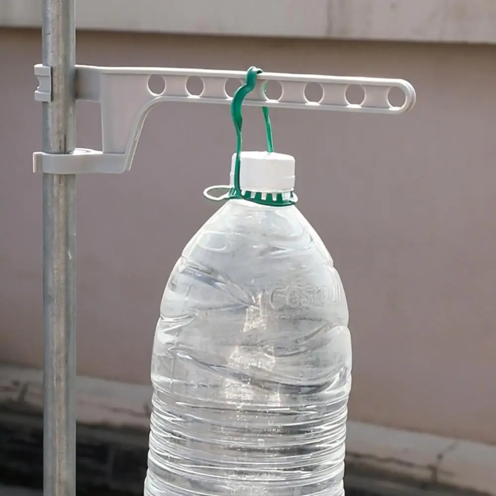 Hanging Clothes Drying Rack Non-slip Large-capacity Porous Clothes Hook Clothes Organizer Removable Seven-hole Clothes Hanger 4
