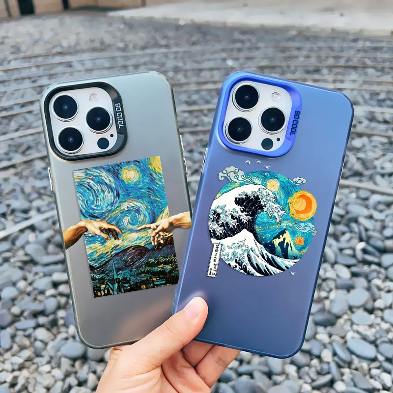 Van Gogh Inspired Oil Painting Phone Case - Artistic Laser Cover