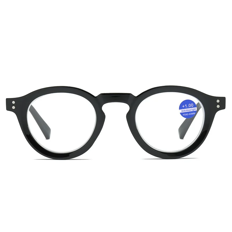 Vintage Oval Reading Glasses for Women Men Anti Blue Light Presbyopia Eyeglasses Computer Hyperopia Diopter +1.0 +1.5 +2.0 +2.5 5
