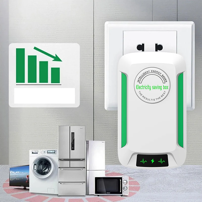 Économiseur d'énergie domestique intelligent, 90V-250V, économiseur d'énergie domestique, conforme à l'Europe, l'UE, les États-Unis, le Royaume-Uni