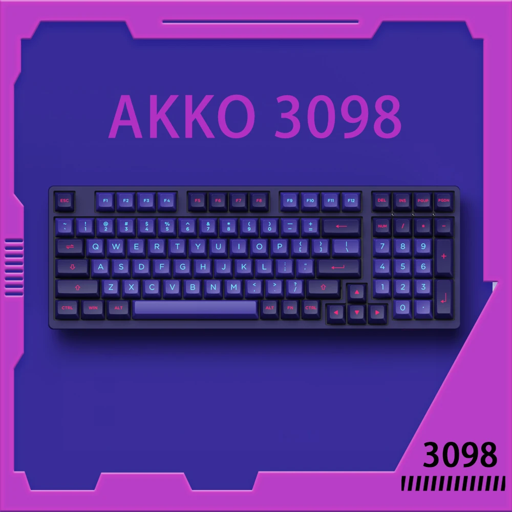 

Клавиатура Akko 3098 Проводная Механическая с Rgb-подсветкой, 30000 мАч