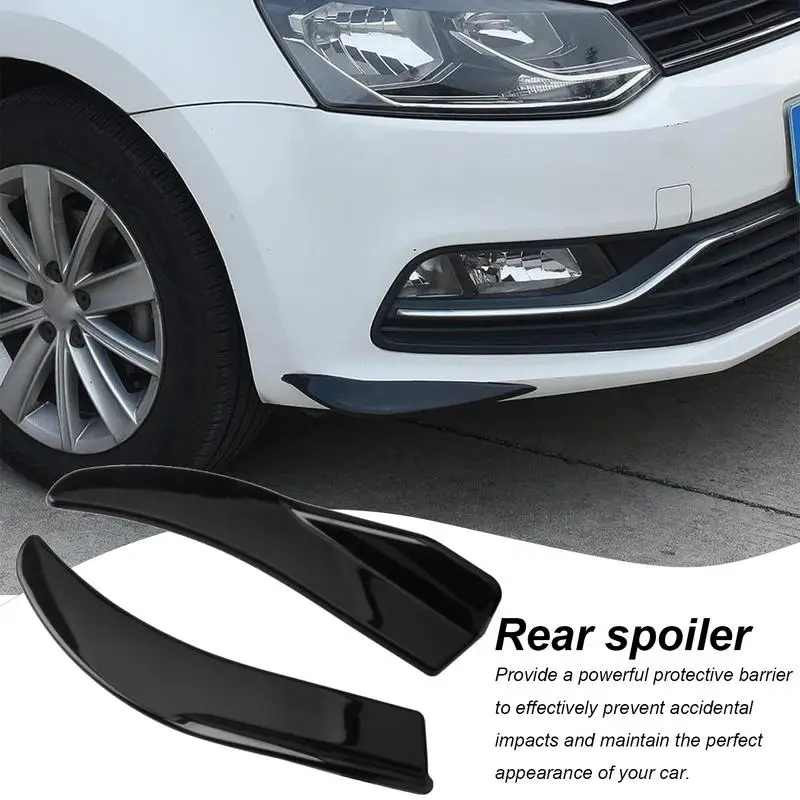 

2Pcs Car Bumper Guard Car Bumper Guard Strip Front Rear Protection Trim Scratch Protector Crash Blade AutoMative Accessories