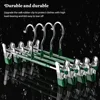 10PCS Adjustable Clothes Hanger Non Slip Pant Hangers Heavy Duty Saving Space Stainless Steels for Hanging Trousers/Socks/Skirts 1