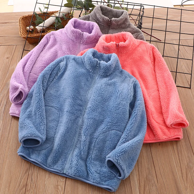 

New Boys Girls Autumn&Winter Clothing Zipper Outwear Casual Coats Baby Clothes Thicken Kids Clothing Hooded Outwear