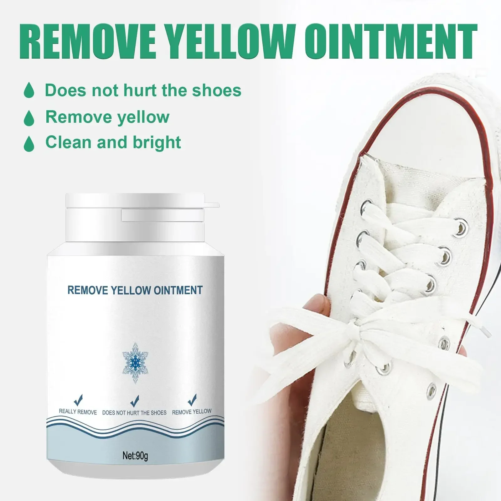 Shoe Cleaner Cleaning Whitening Shoe Whitener Dust Cleaner Care Shoe for Walking Shoes Footwear Sports Shoes Canvas Shoes